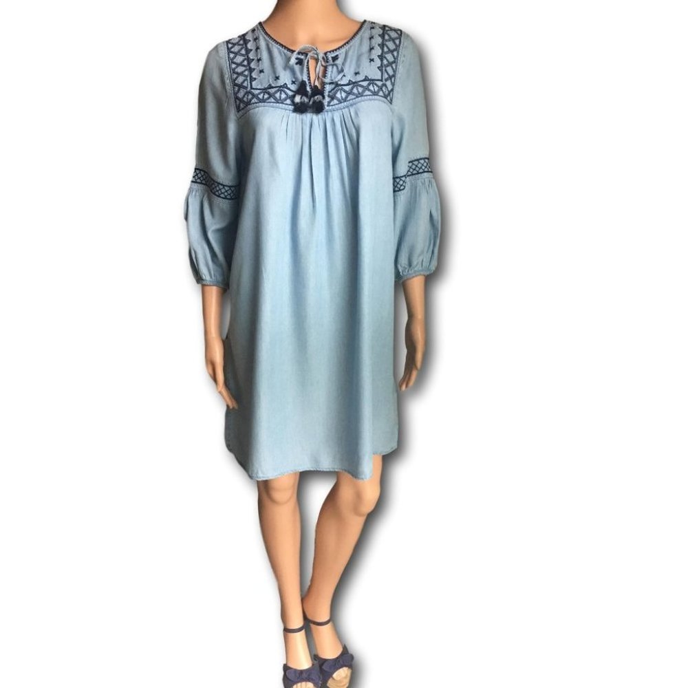 L.O.G.G. Light Denim Dress